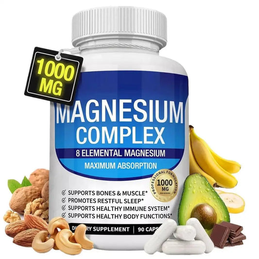 Magnesio Complejo 1000mg - Relajación y Sueño Profundo